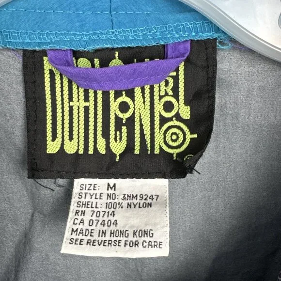 Vtg Dual Control Pullover Windbreaker Women's Medium READ LISTING 80s 90s Style - Picture 5 of 15